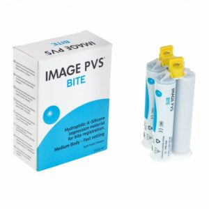 SILICONE MOYENNE - IMAGE PVS BITE (2x50ML+EMBOTS)-DENTPLUS (900ML)-Dental line LTD