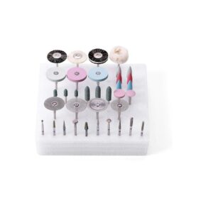 KIT DE POLISSAGE DE LABORATOIR POUR CERAMIQUE ET PORCELAINE 35PCS
