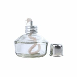 LAMPE A ALCOOL EN VERRE